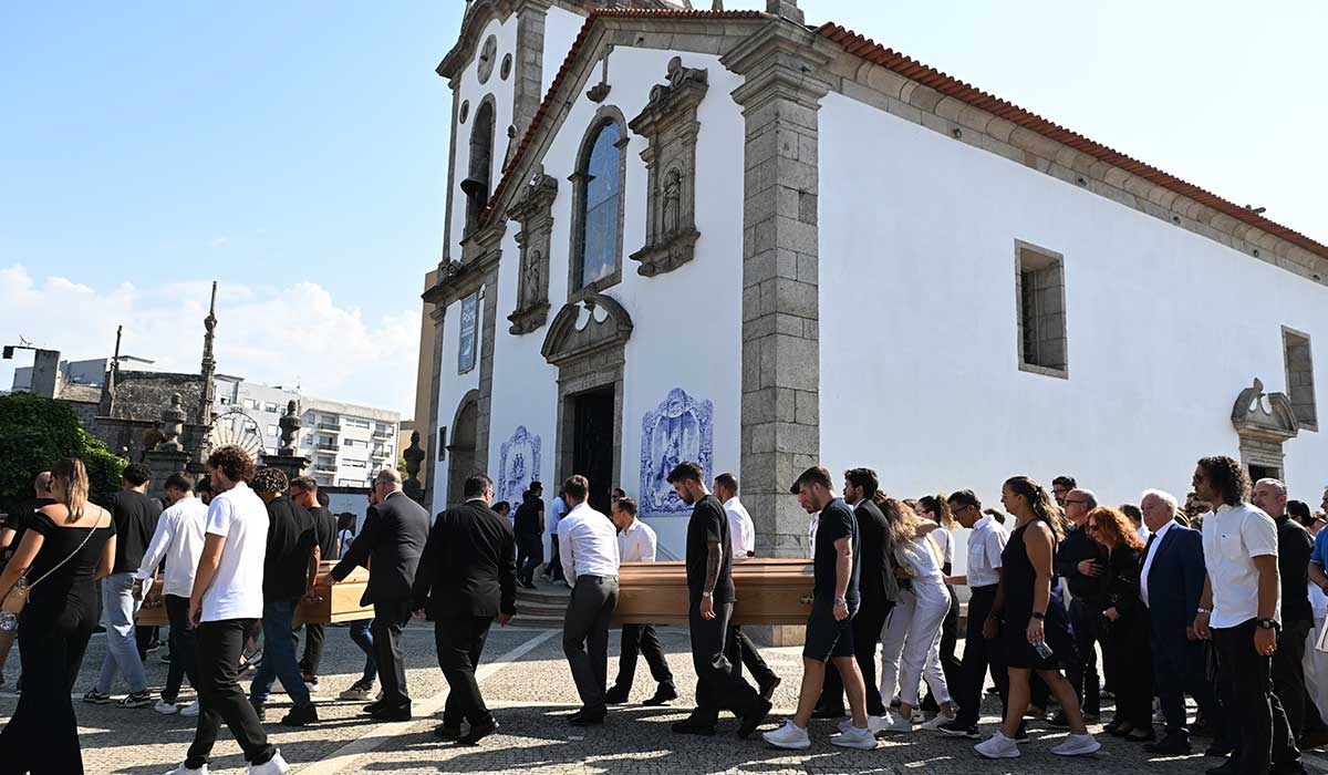 Heartbreaking scenes as tragic Diogo Jota and brother Andre Silva laid to rest