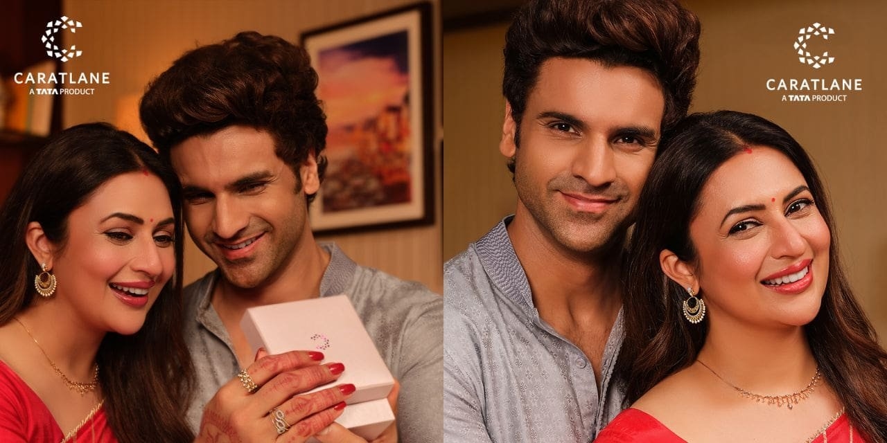 CaratLane's Teej Campaign Stars Divyanka & Vivek