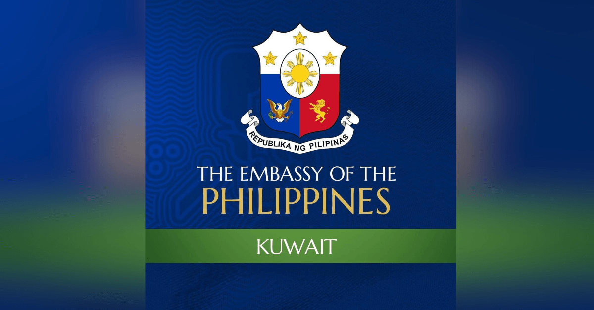 Philippine Embassy in Kuwait to offer special weekend services on July 18