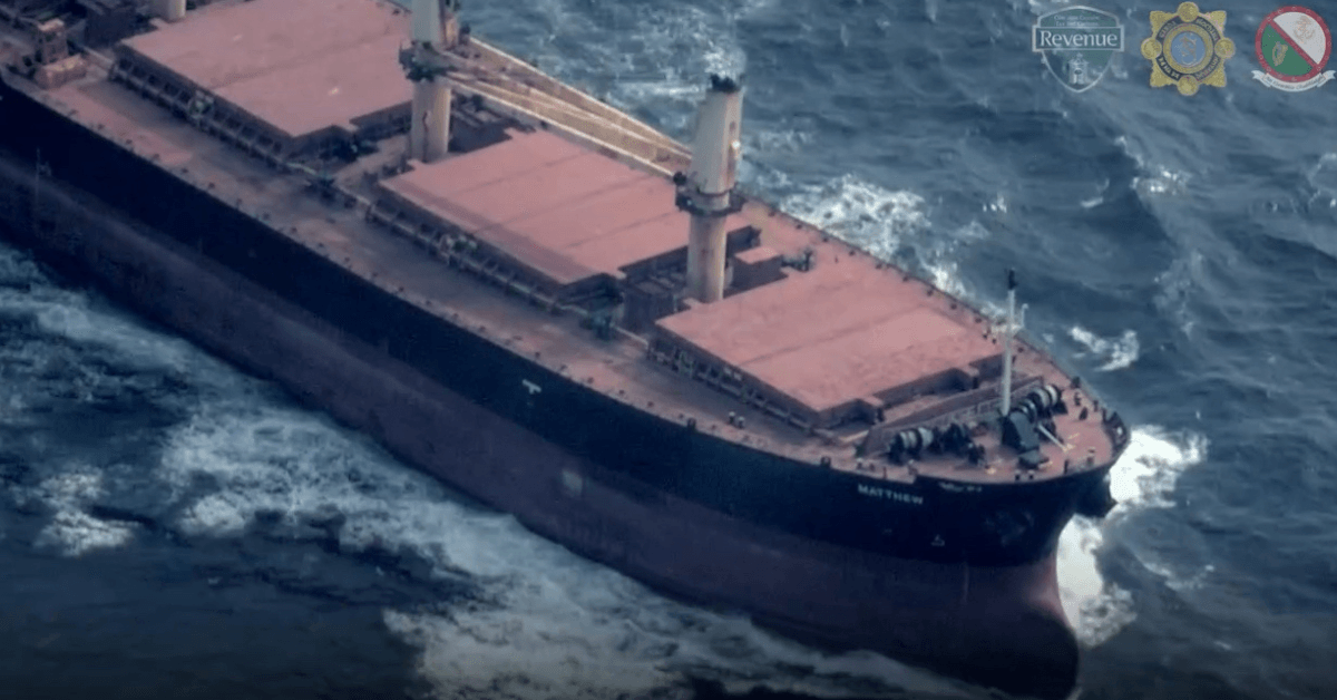 Filipino Seafarer jailed in Ireland for role in €157-M cocaine smuggling case
