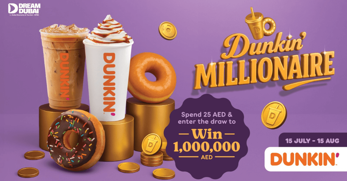 Your next Dunkin' run can make you a millionaire!