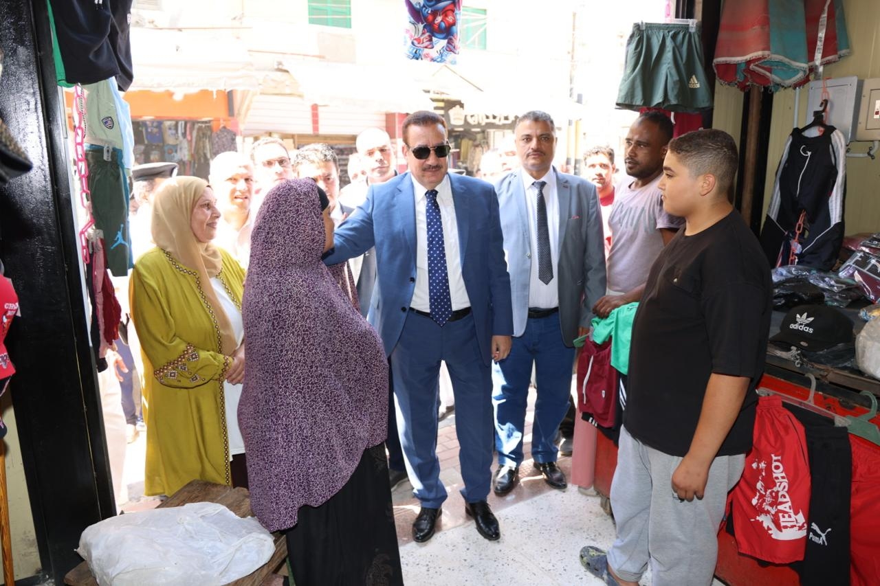 محافظ المنوفية يفتتح السوق الحضاري الجديد بشبين الكوم