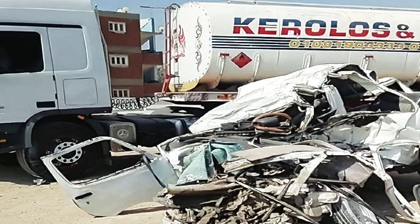 تعويض 200 ألف لكل حالة وفاة.. مصرع 19 شخصا فى حادث تصادم مروع بالمنوفية