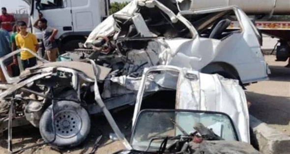 النائب العام يأمر بحبس المتهم المتسبب فى حادث المنوفية