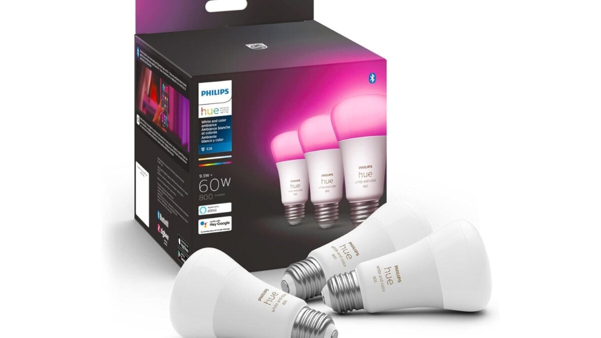 Philips Hue Smart Bulbs (3-Pack) Are Now Cheaper Than Ever for Prime Day, Each Bulb Is Almost Free