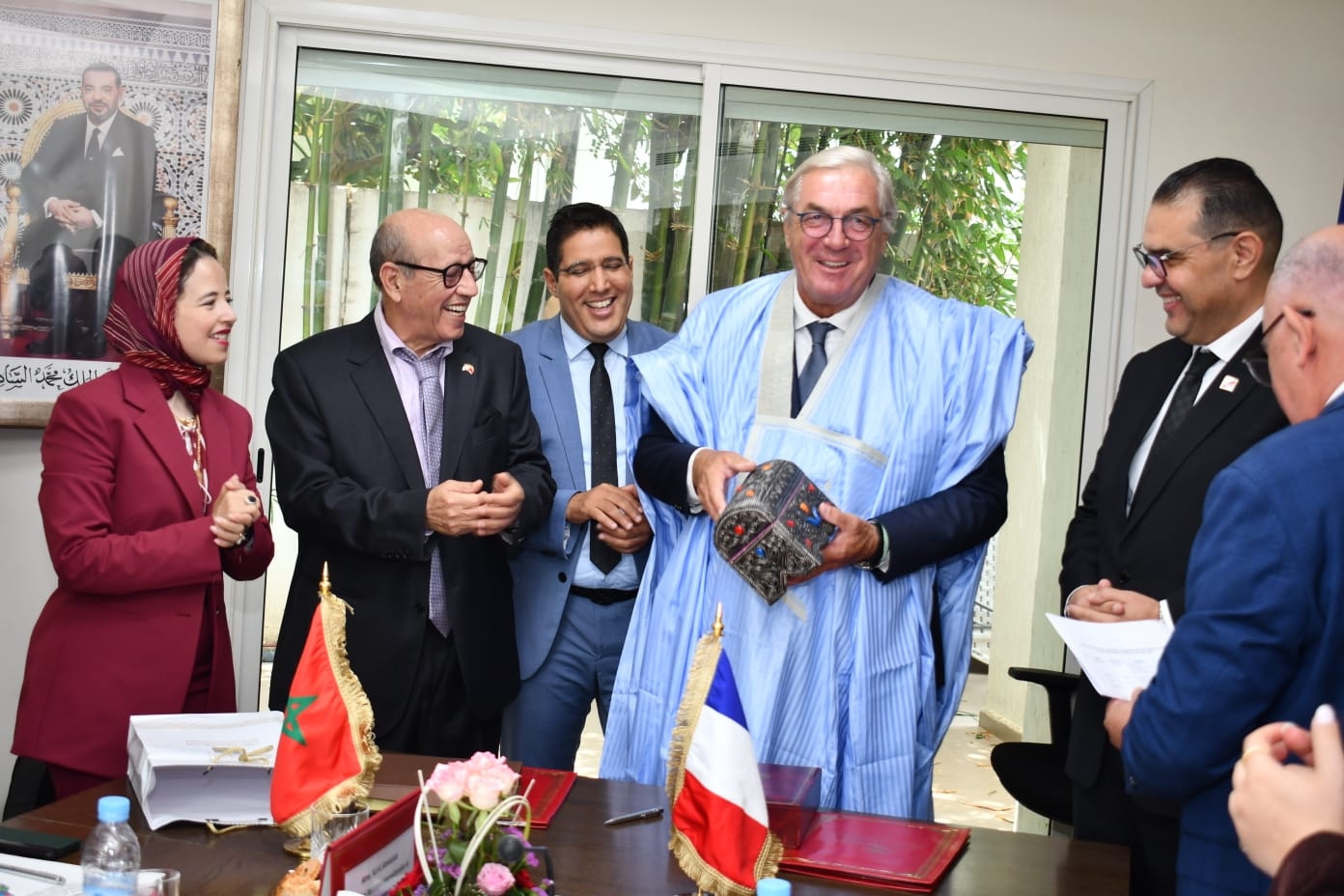 زيارة وفد فرنسي يمثل جمعية الأقاليم الفرنسية.. للجمعية المغربية لرؤساء مجالس العمالات والأقاليم