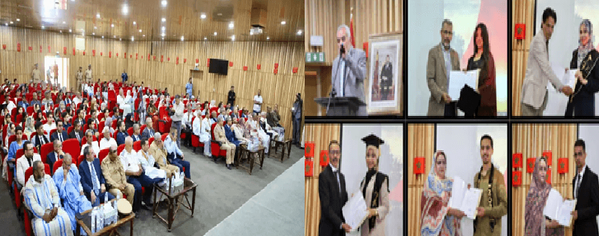 حفل تخرج الدفعة الثانية من معهد تكوين التقنيين المتخصصين في التعمير والهندسة المعمارية بمدينة السمارة