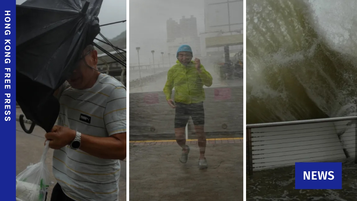 Typhoon Wipha: Hong Kong replaces T10 storm warning with T8 signal