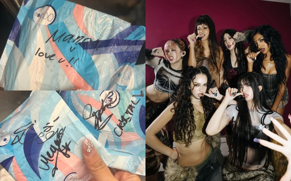 (Video) Fan Requests KATSEYE Members To Sign Her Sanitary Pad During Event