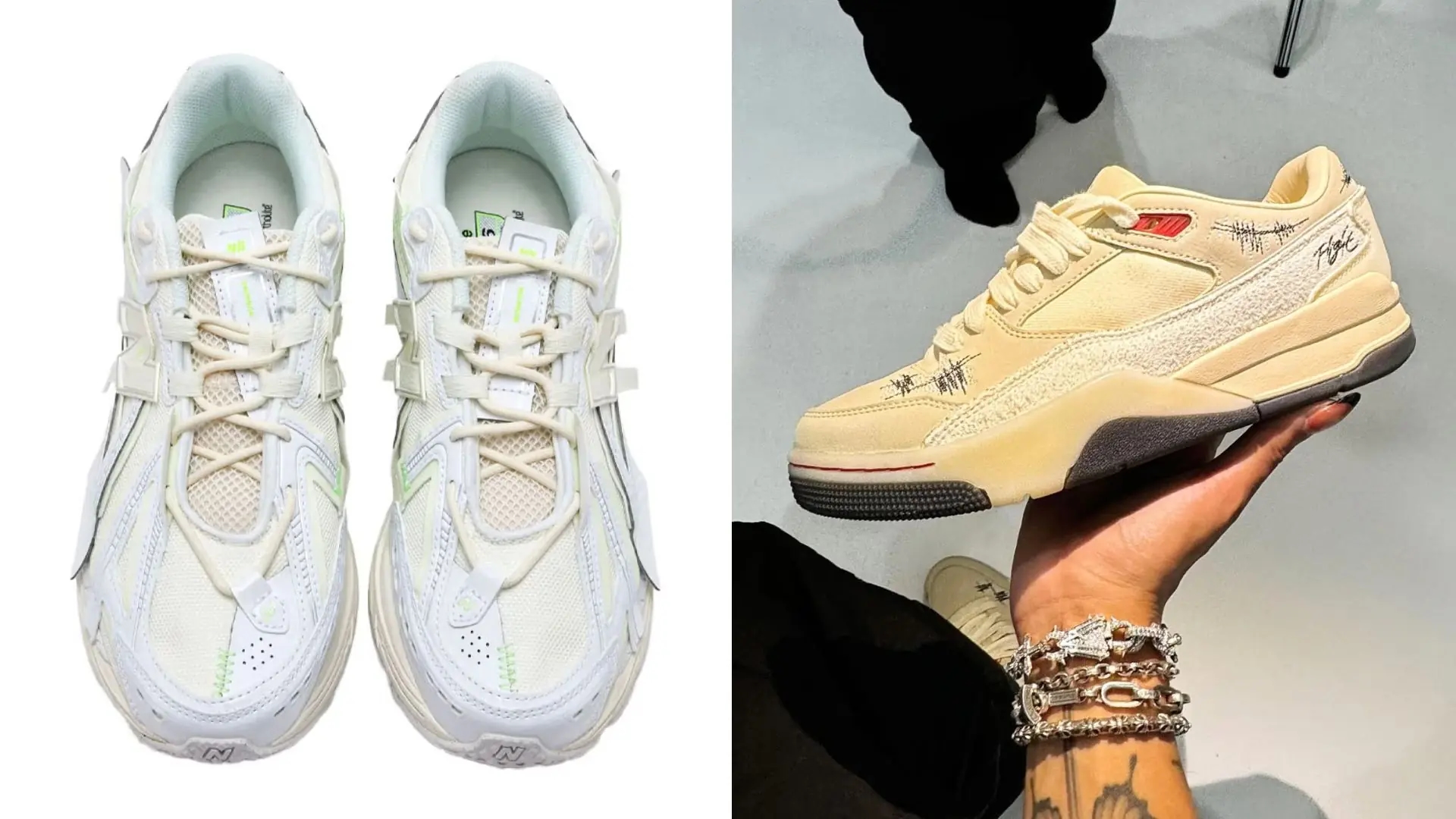 2 Bold Drops From New Balance & Who Decides War x Jordan Flight Court Bring Neon Heat & Creamy Cool