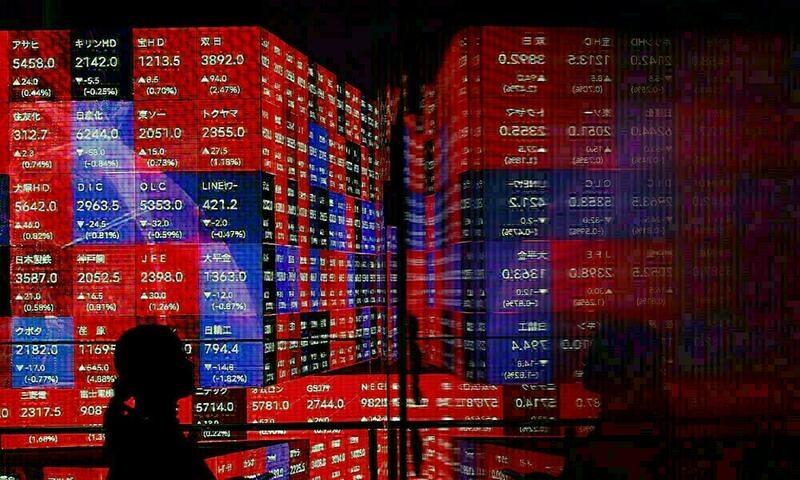 China stocks flat after touching 9-month high