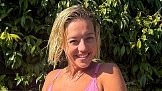Pregnant Kelsey Parker, 33, looks radiant in pink underwear as she showcases her blossoming bump
