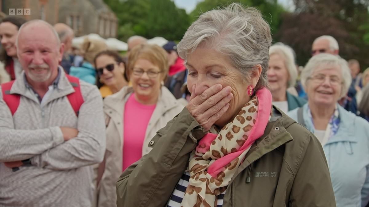 Antiques Roadshow guest clasps hand over mouth as she learns whopping value of ‘broken' charity shop brooch she bought for just £2.50