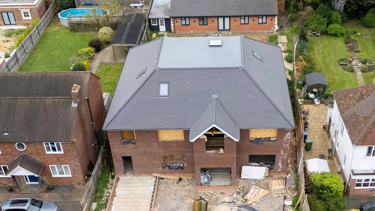 EXCLUSIVE Woman ordered to demolish 'unneighbourly and overbearing' newbuild six-bed mansion by council after builder 'misread plans'