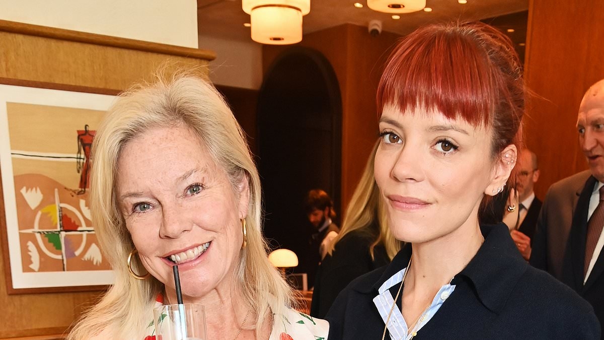 Lily Allen cuts a trendy figure as she brings her mother Alison Owen along as a plus one to swanky luncheon after her split from husband David Harbour