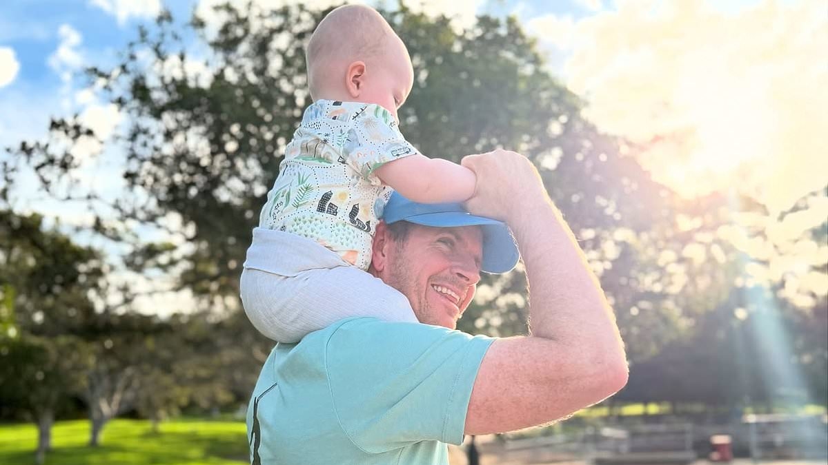 Sunrise star Sam Mac captures nine-month-old daughter Mabel's first word...after taking her to a star-studded boys lunch