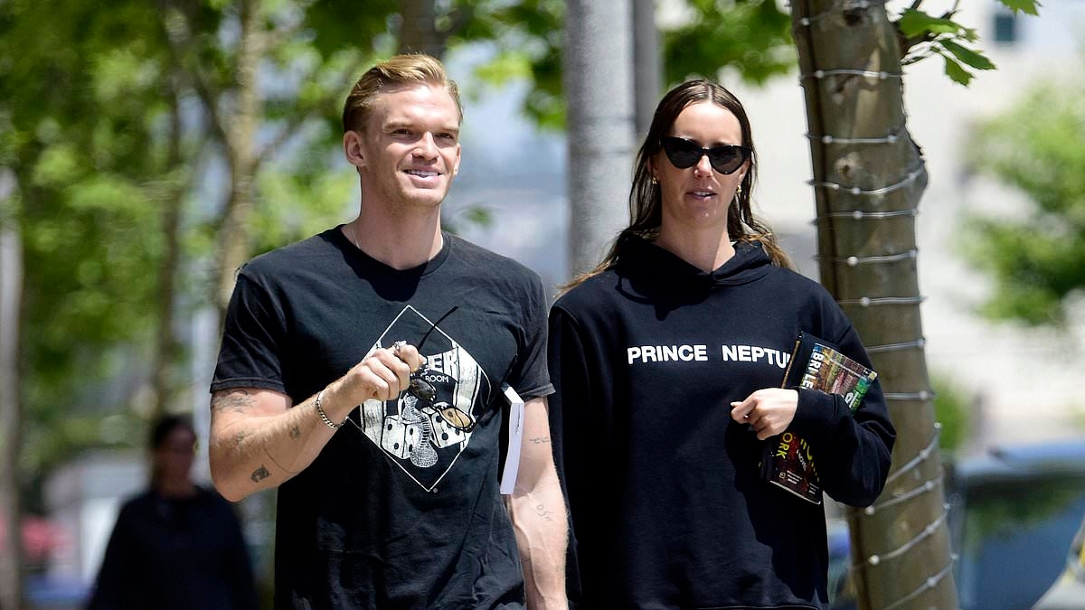 Cody Simpson and Olympian girlfriend Emma McKeon look loved up as they reunite in Los Angeles - after discussing marriage plans