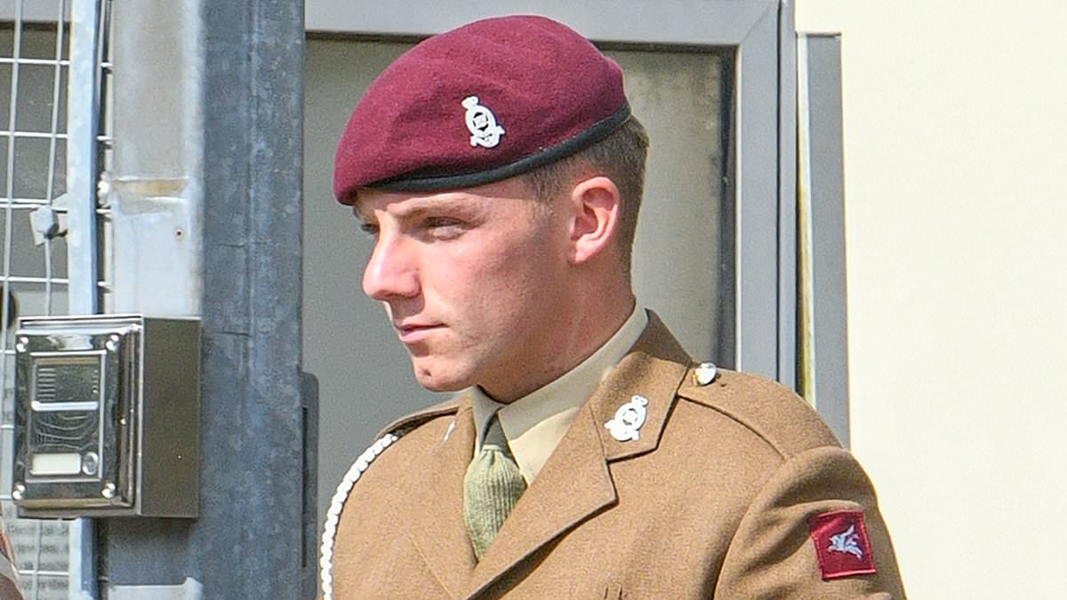 British Army para secretly filmed himself losing his virginity with female recruit and showed it to his 'lad' friends, court martial hears