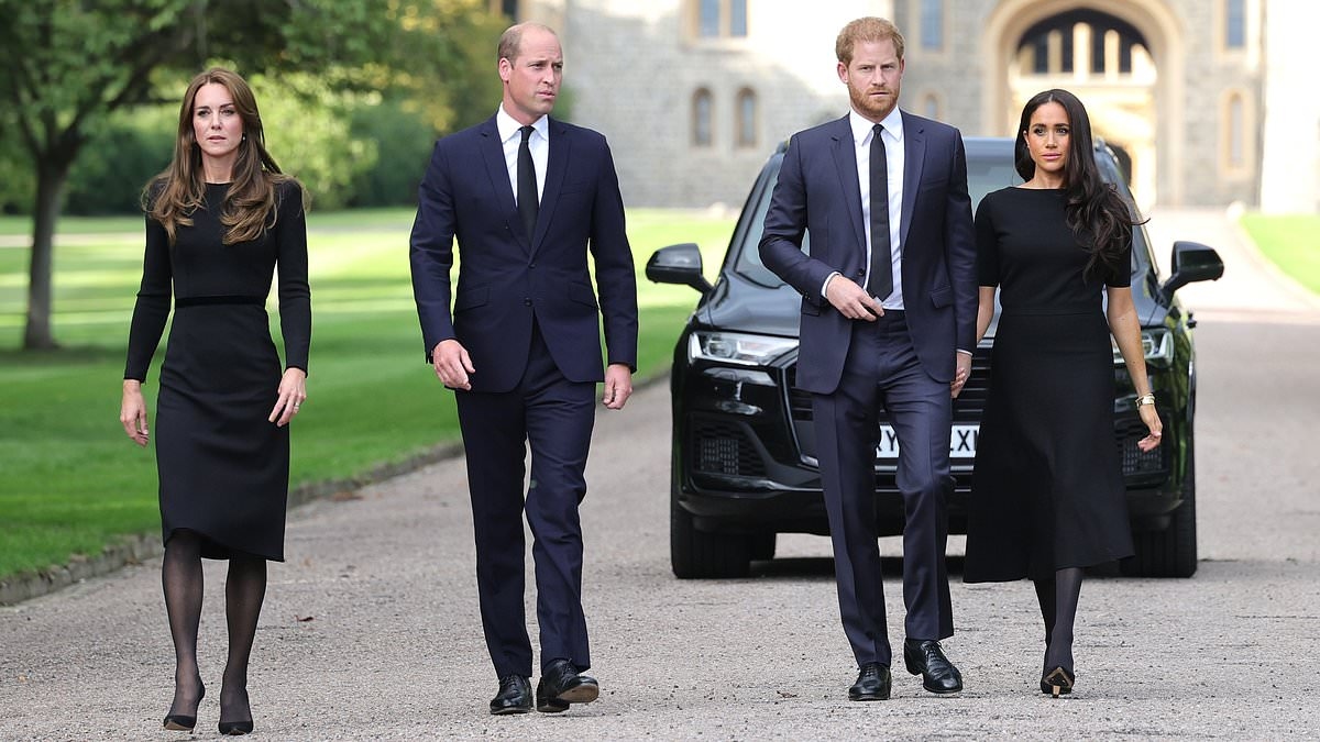 Revealed: Why Meghan Markle took two nervous steps back after seeing Kate for the first time since she gave the Oprah interview