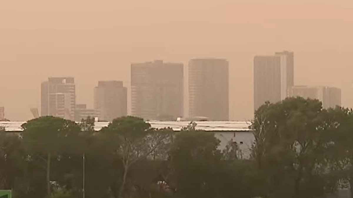 Sydney sky turns orange courtesy of rare weather phenomenon