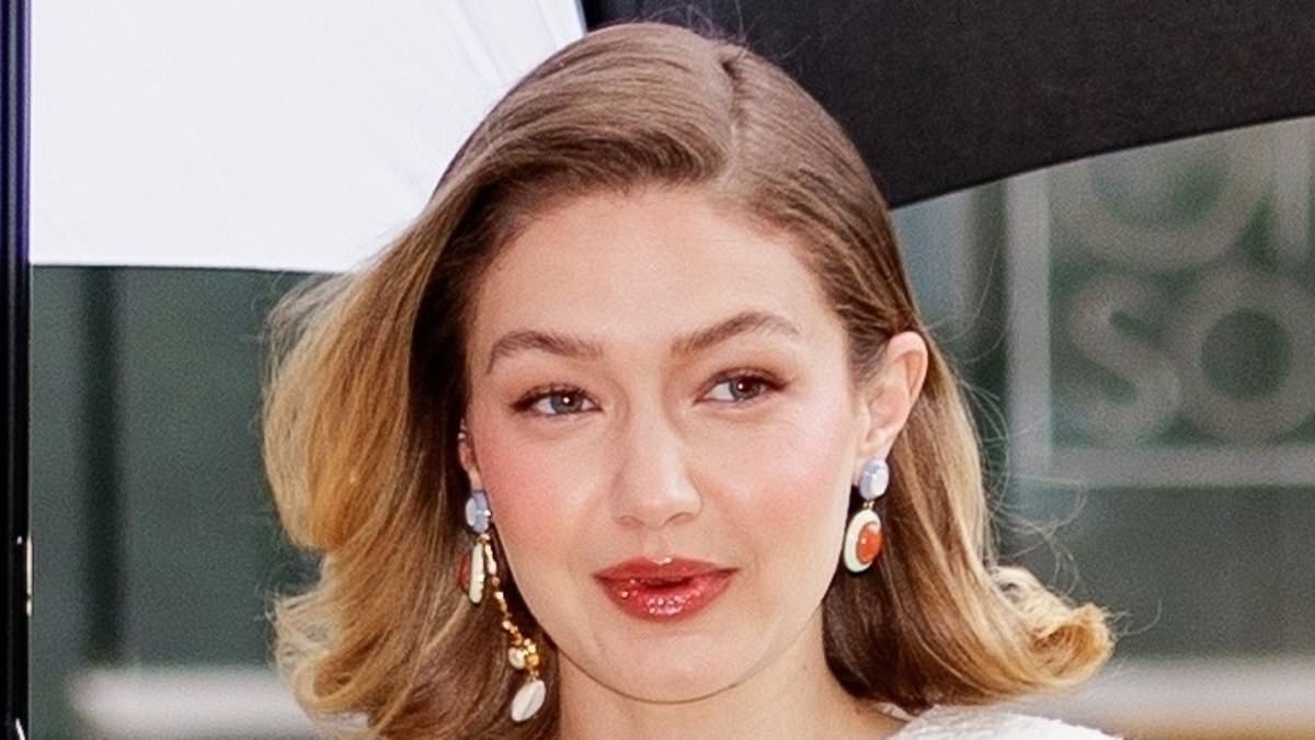 Gigi Hadid parties in a SUPER short dress that almost flashes her panties... after babysitting Bradley Cooper's daughter