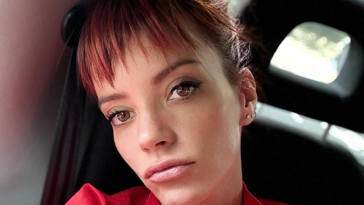 Lily Allen looks strikingly different as she debuts stunning new look and ditches her signature red tresses after her split from husband David Harbour
