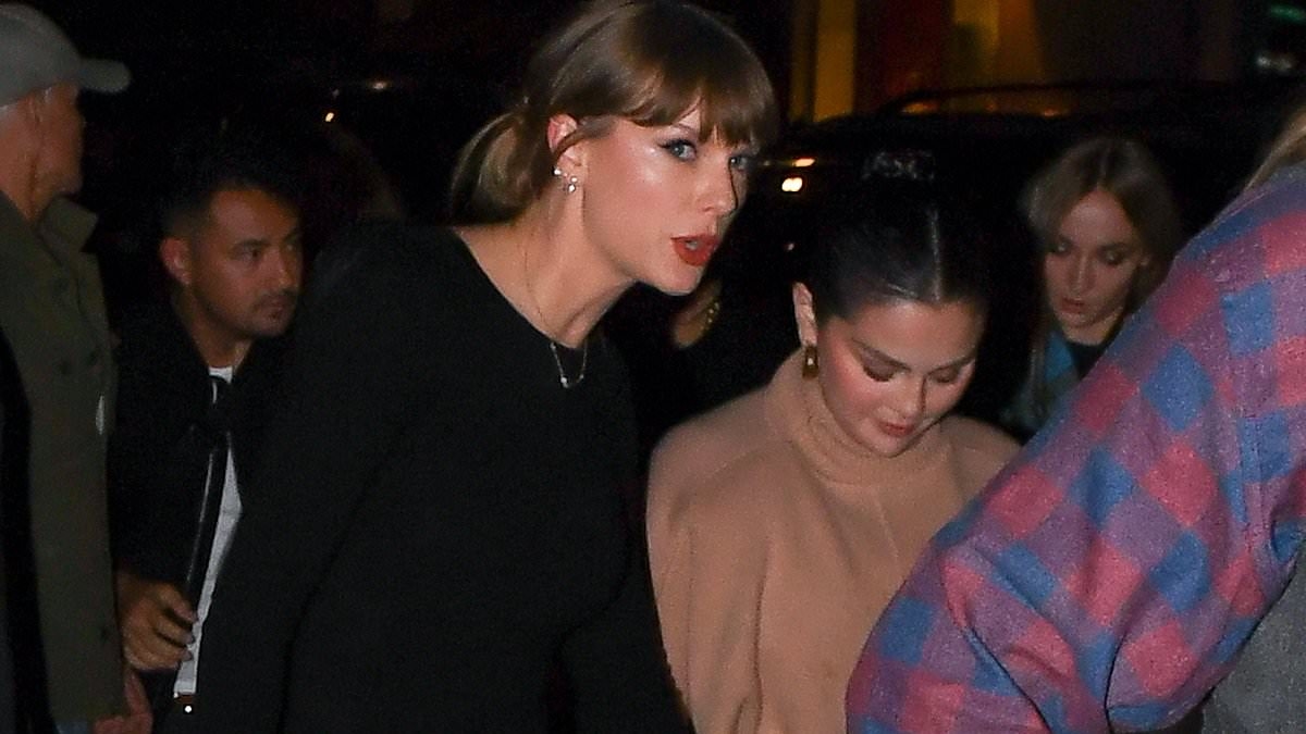 Taylor Swift honors boyfriend Travis Kelce by wearing his sweet gift during a girls night out with Selena Gomez
