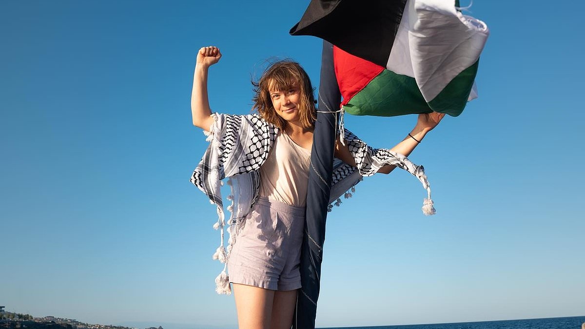 Greta Thunberg's Gaza siege-busting yacht 'will be met with Israeli missile boats and elite commando unit if it tries to deliver aid or 'provokes' the IDF' - as 'freedom flotilla' crosses Med