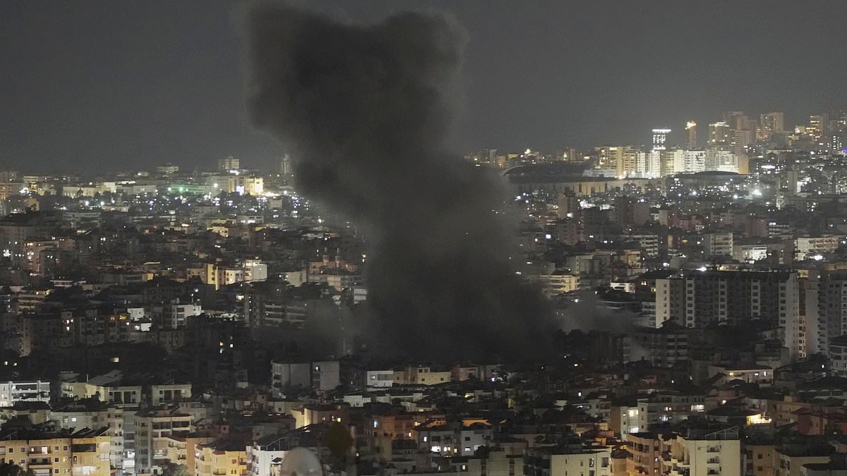Israel launches several attacks on Beirut's southern suburbs