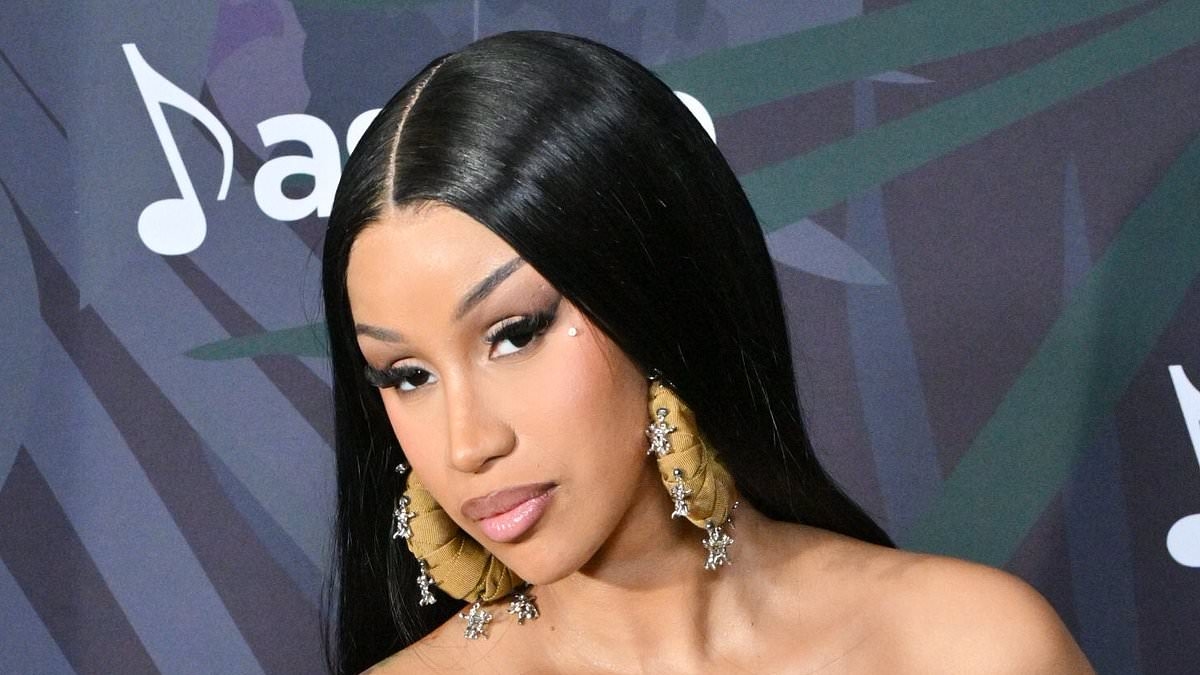 Cardi B nearly spills out of VERY low-cut dress after slamming ex Offset amid bitter divorce battle