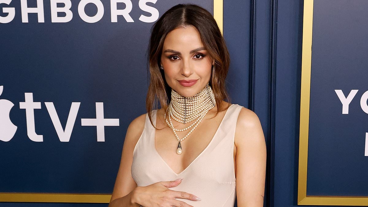 Your Friends & Neighbors star Aimee Carrero, 36, gives birth to her first child as 'pure' name is revealed