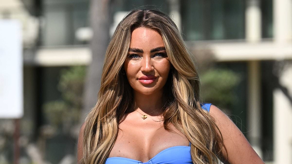 TOWIE's Ella Rae Wise faces awkward run-in with ex Dan Edgar as she is joined by bikini-clad Elma Pazar and Amber Turner for filming of 15th anniversary special in Portugal
