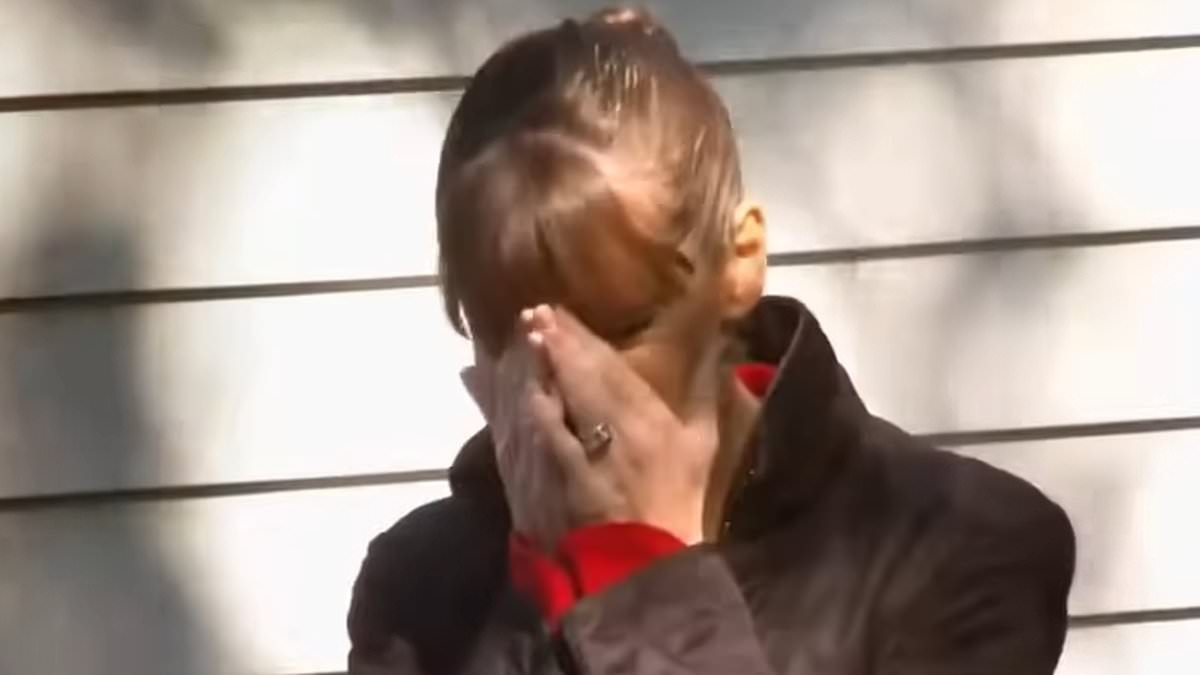 Dog trainer breaks down in tears watching 'cruel' owner smack pooch and pin her to the ground - before issuing damning five-word verdict