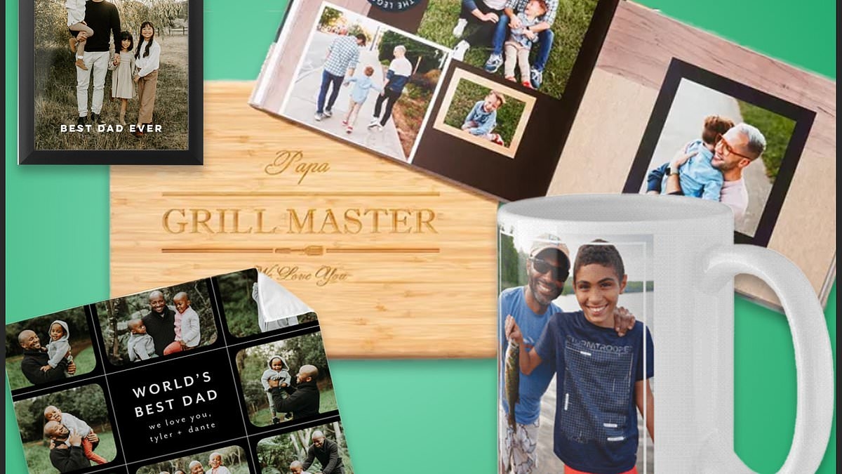 Save up to 50% on Father's Day gifts from Shutterfly - photo books, mugs, blankets & more
