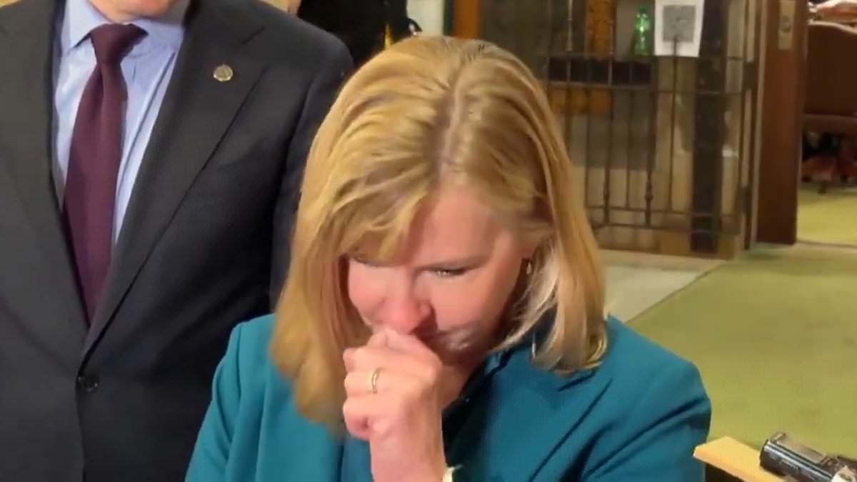 Slain lawmaker tearful as she broke with fellow Democrats just five days before 'political assassination'