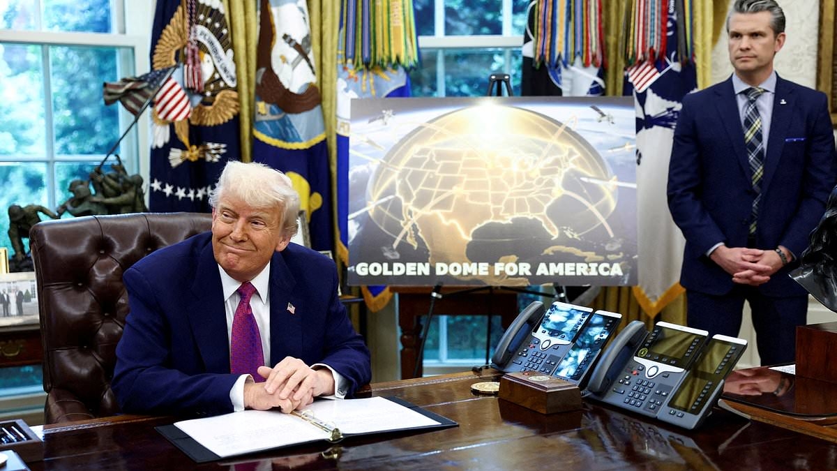 Experts reveal challenge to Trump's Canada-funded 'Golden Dome'