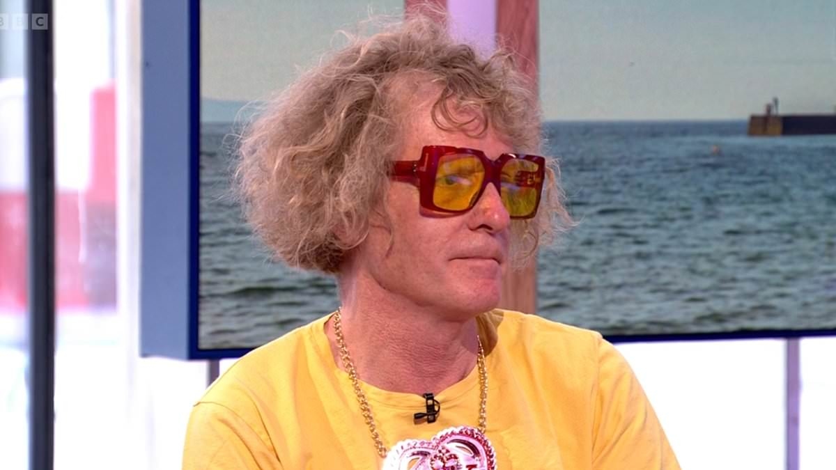 The One Show fans gasp 'how has he got away with that?!' after spotting VERY crude message on Grayson Perry's necklace