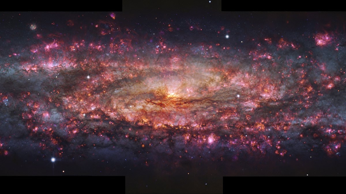 Scientists capture the most detailed image of a galaxy yet – covering an area about 65,000 light-years wide