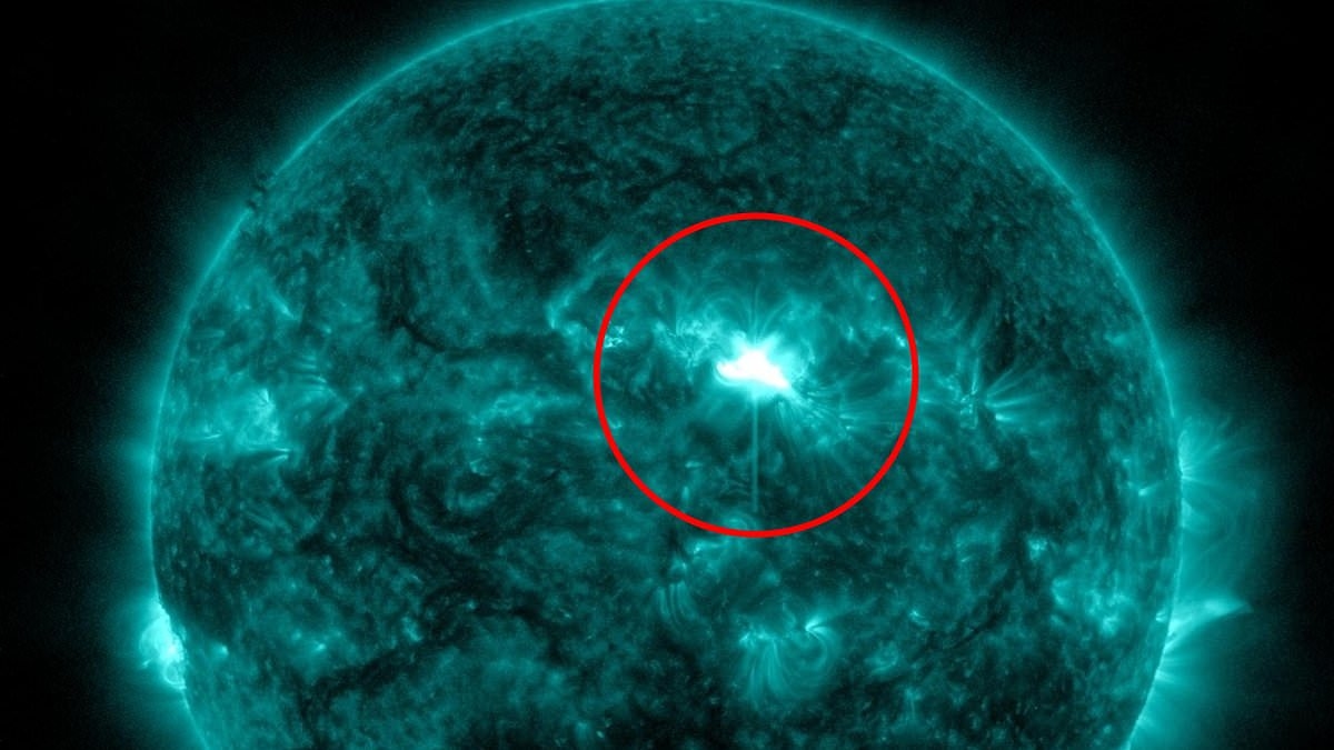 NASA warns of potential blackouts amid solar flare