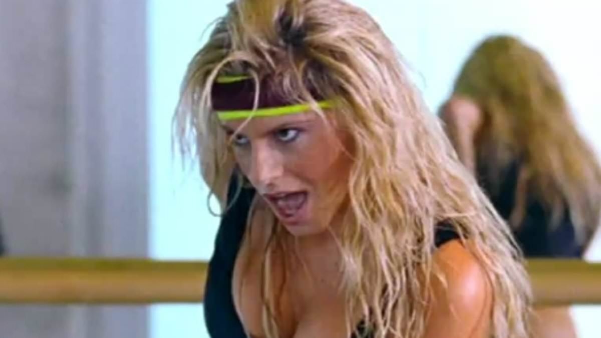 Call On Me music video star, 44, shows off her incredible figure in ab-flashing gym gear two decades after THAT steamy video for Eric Prydz's hit