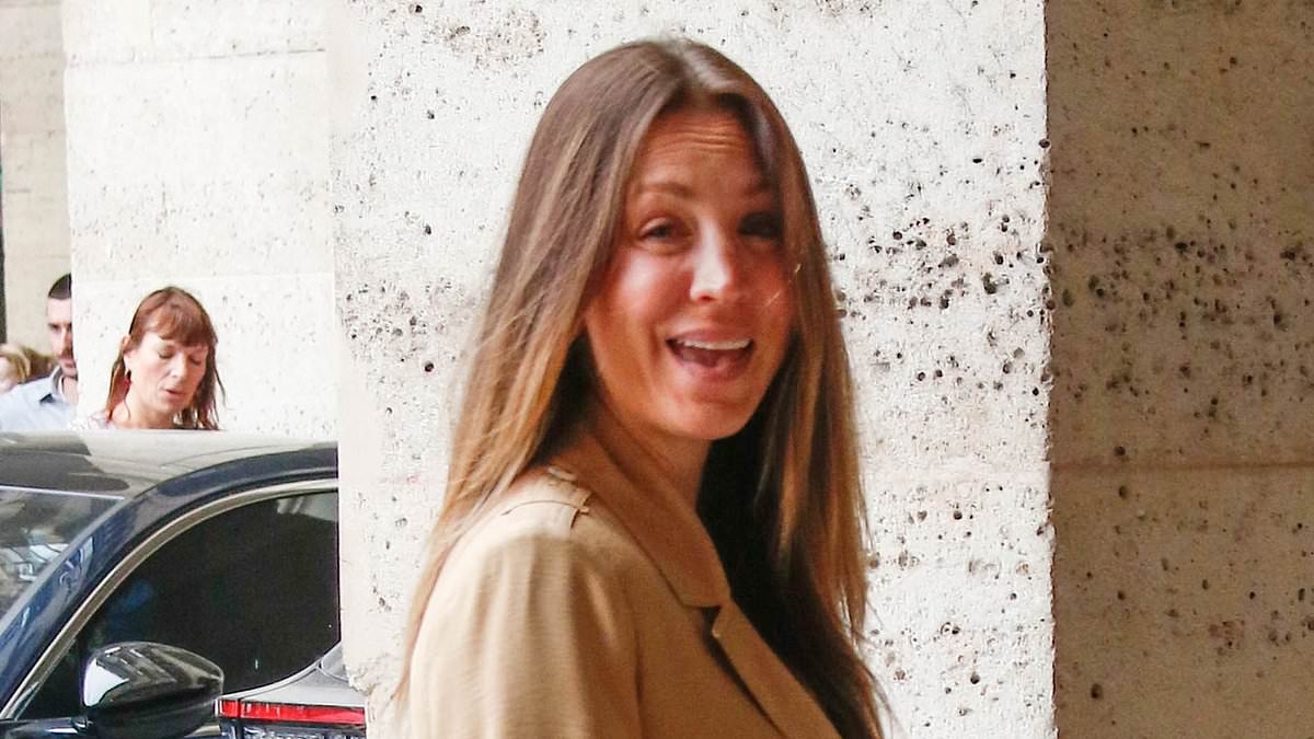 Hollywood star looks unrecognisable as she films new mystery series Vanish with Sam Claflin in Paris