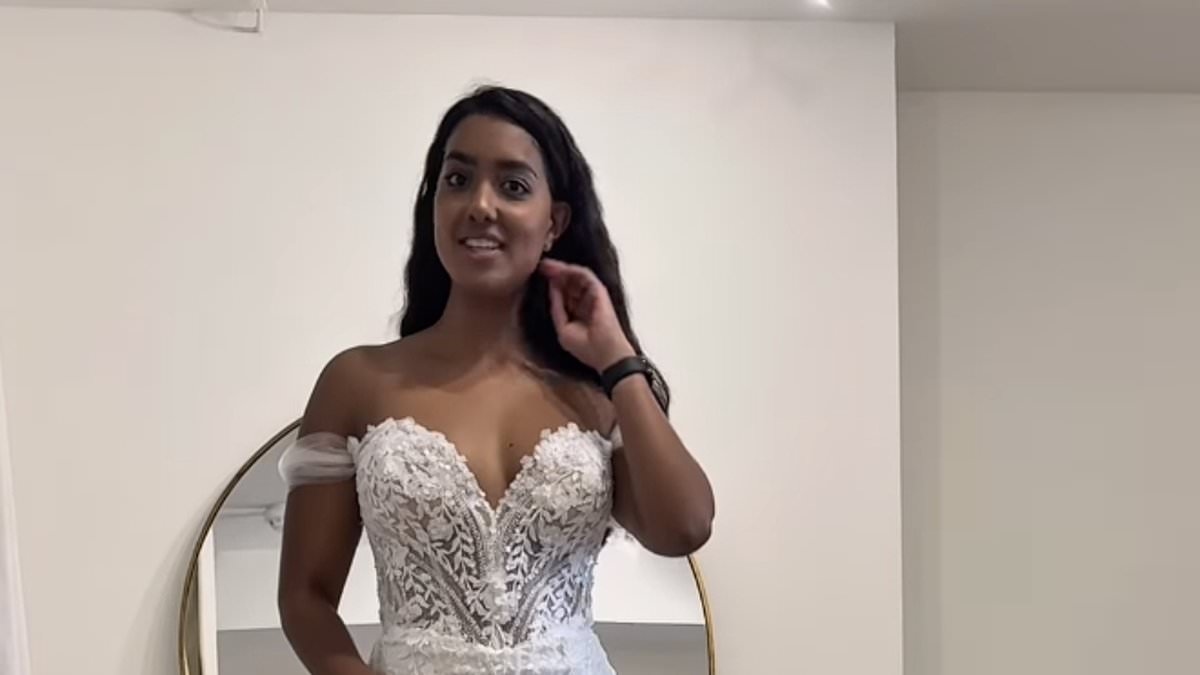 Love Island winner Sanam Harrinanan gives an insight into wedding dress shopping as she prepares to marry fiancé Kai Fagan