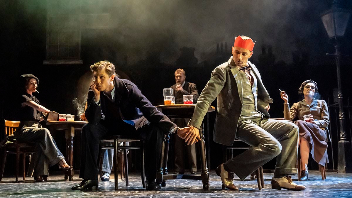 Matthew Bourne's darkly dazzling dance drama, where lovers meet and part in a pub in foggy Soho, is a masterclass in non-verbal communication, says Georgina Brown
