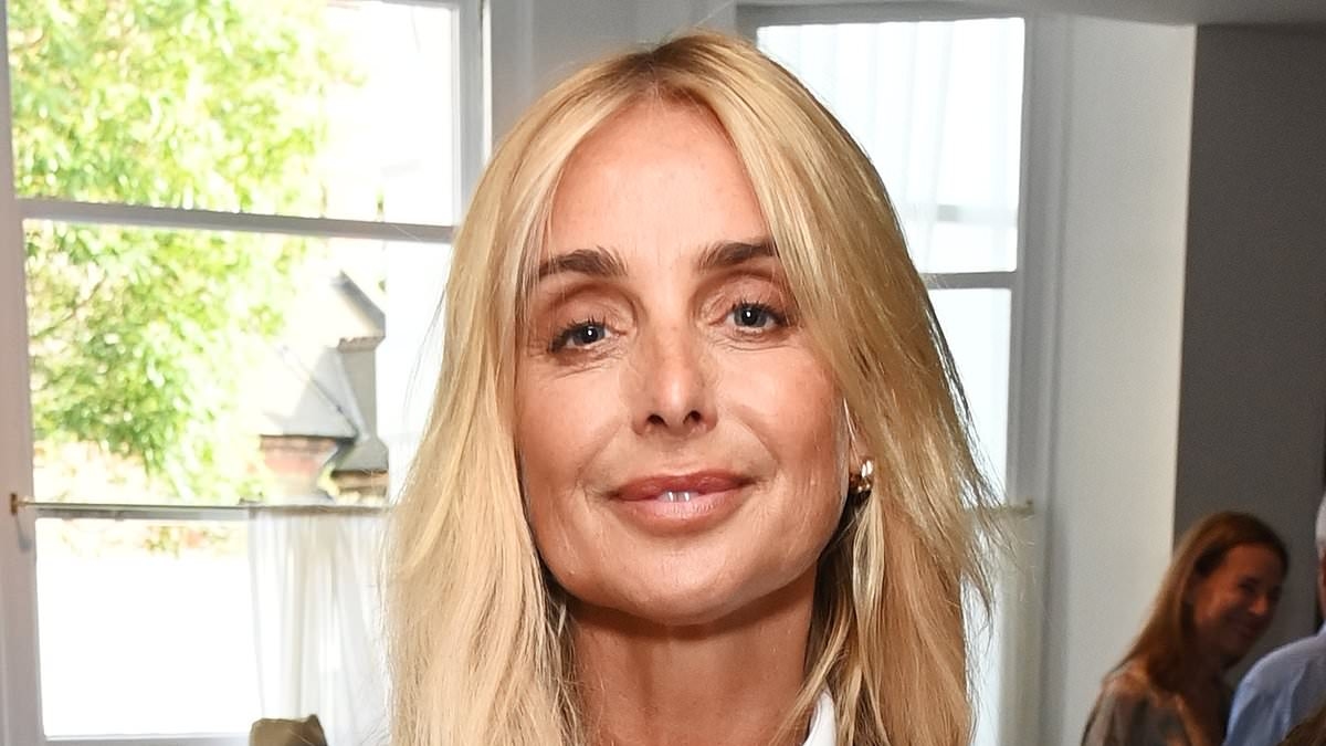 Louise Redknapp and Lizzie Cundy look chic as they attend the launch of Jo Wood's debut novel while her ex husband Ronnie makes a surprise appearance