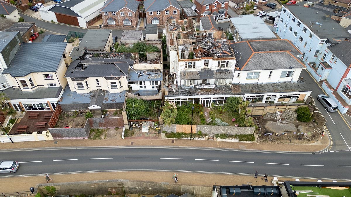 EXCLUSIVE The town abandoned by tourists: How once 'booming' seaside resort is now an 'utter disgrace' packed with ghost hotels