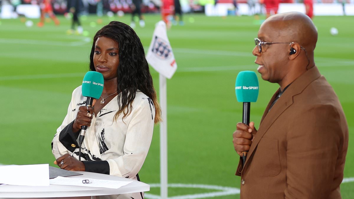 Eni Aluko named in ITV's punditry line-up for Women's Euros but there is Ian Wright is NOT included - after former Lionesses accused legend of 'blocking' opportunities for women in football