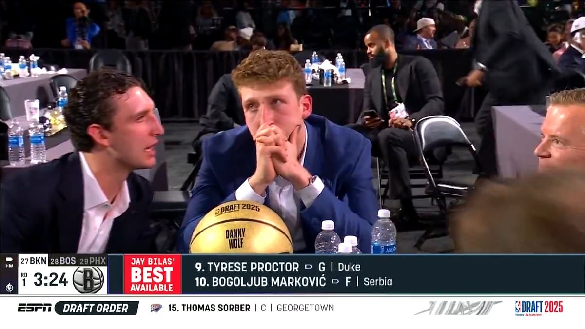 New NBA star's brother goes viral for his reaction to Brooklyn Nets pick