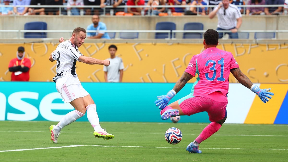 Ederson makes HOWLER for Man City during Club World Cup clash with Juventus - gifting Teun Koopmeiners a simple equaliser on the same day he commits his future to the club