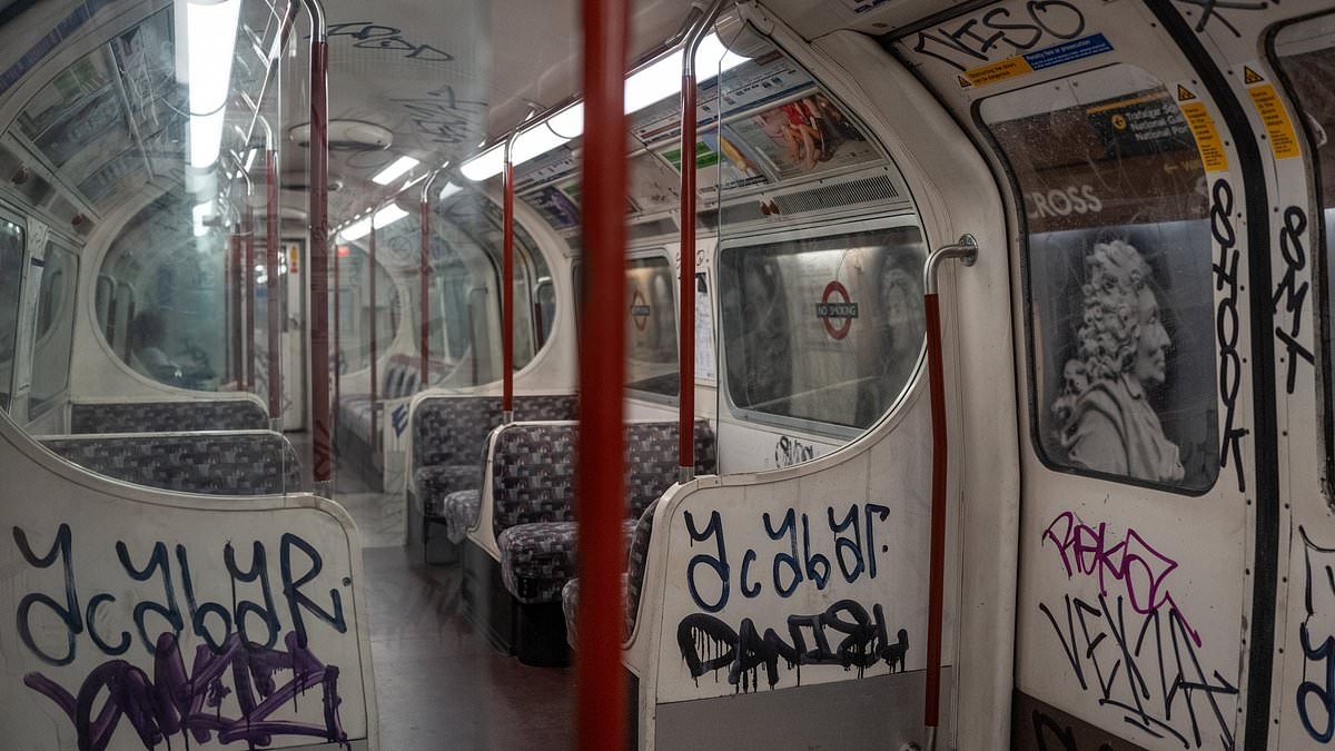 Sadiq Khan isn't clearing up London Underground graffiti because it will help him get more money from central Government, Tories say