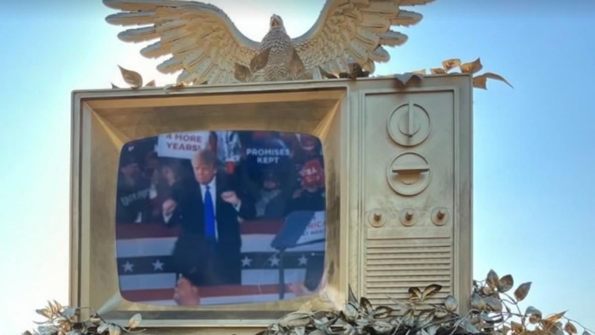 White House outraged by shocking new DC sculpture showing Trump 'dancing' with Jeffrey Epstein
